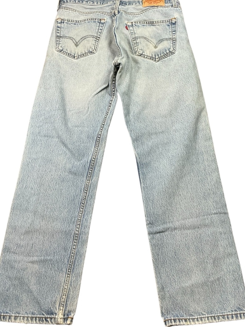 vintage Levi’s 501XX light wash straight leg jeans 32 x 30